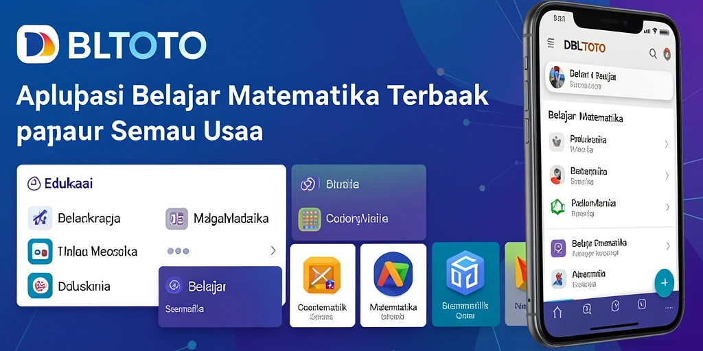 Antarmuka interaktif DBLTOTO yang memudahkan belajar Matematika.