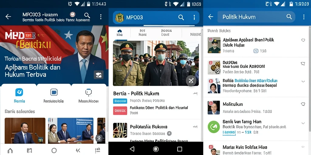 Tampilan antarmuka aplikasi MPO303 yang informatif dan mudah dinavigasi.