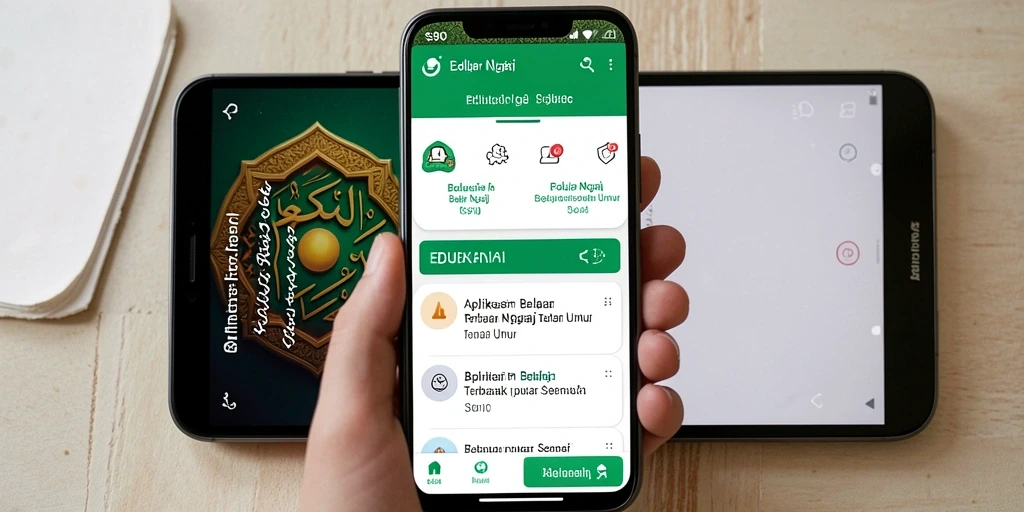 Screenshot antarmuka aplikasi S80 yang memudahkan belajar ngaji.