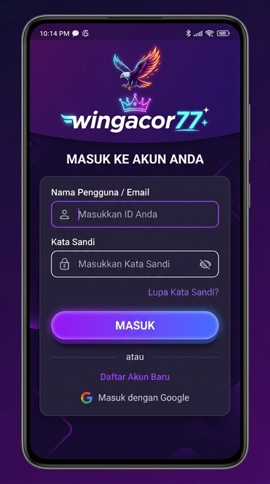 Masuk Akun wingacor77 untuk Pengguna Android
